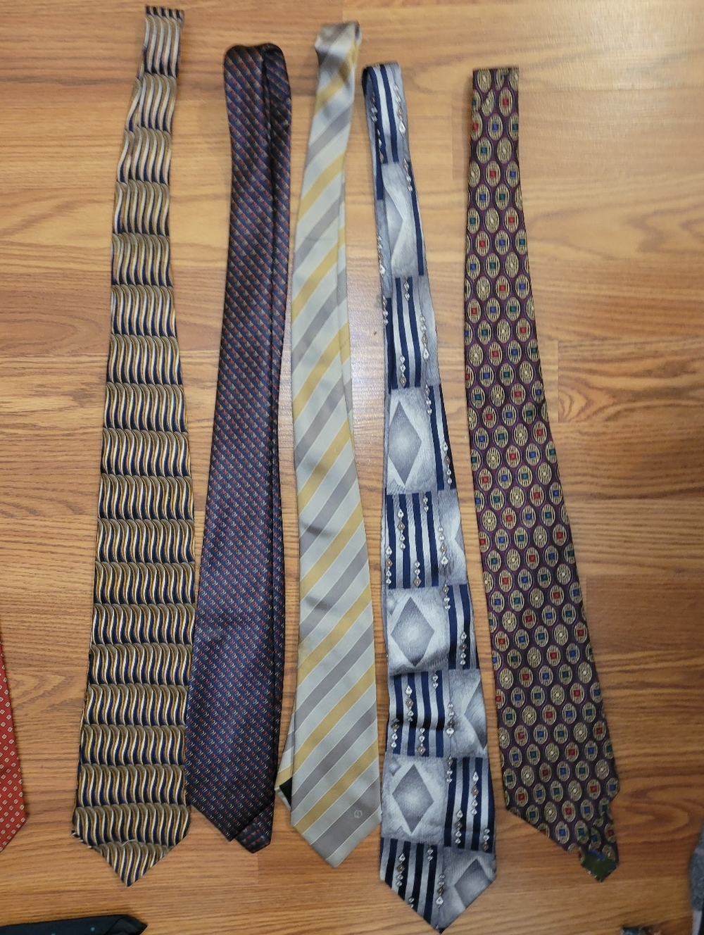 Assorted Men's Patterned Neckties - Multicolor Set - Picture 6 of 10